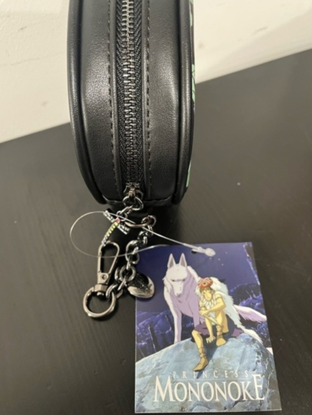 Studio Ghibli Kodama Black Oval Coin Purse - Picture 4 of 6